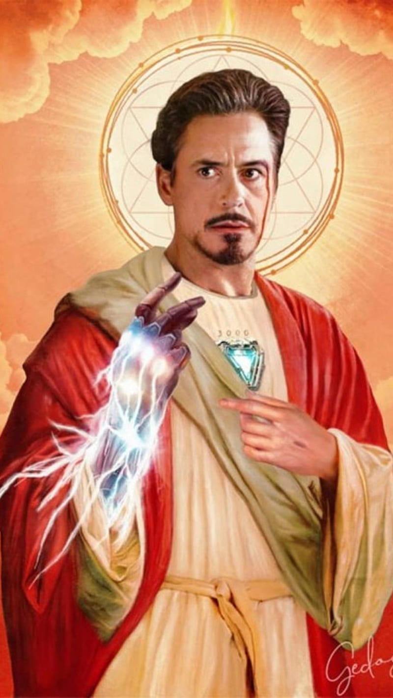 Tony Stark, empresa, homem de ferro, industries, santo, HD phone wallpaper