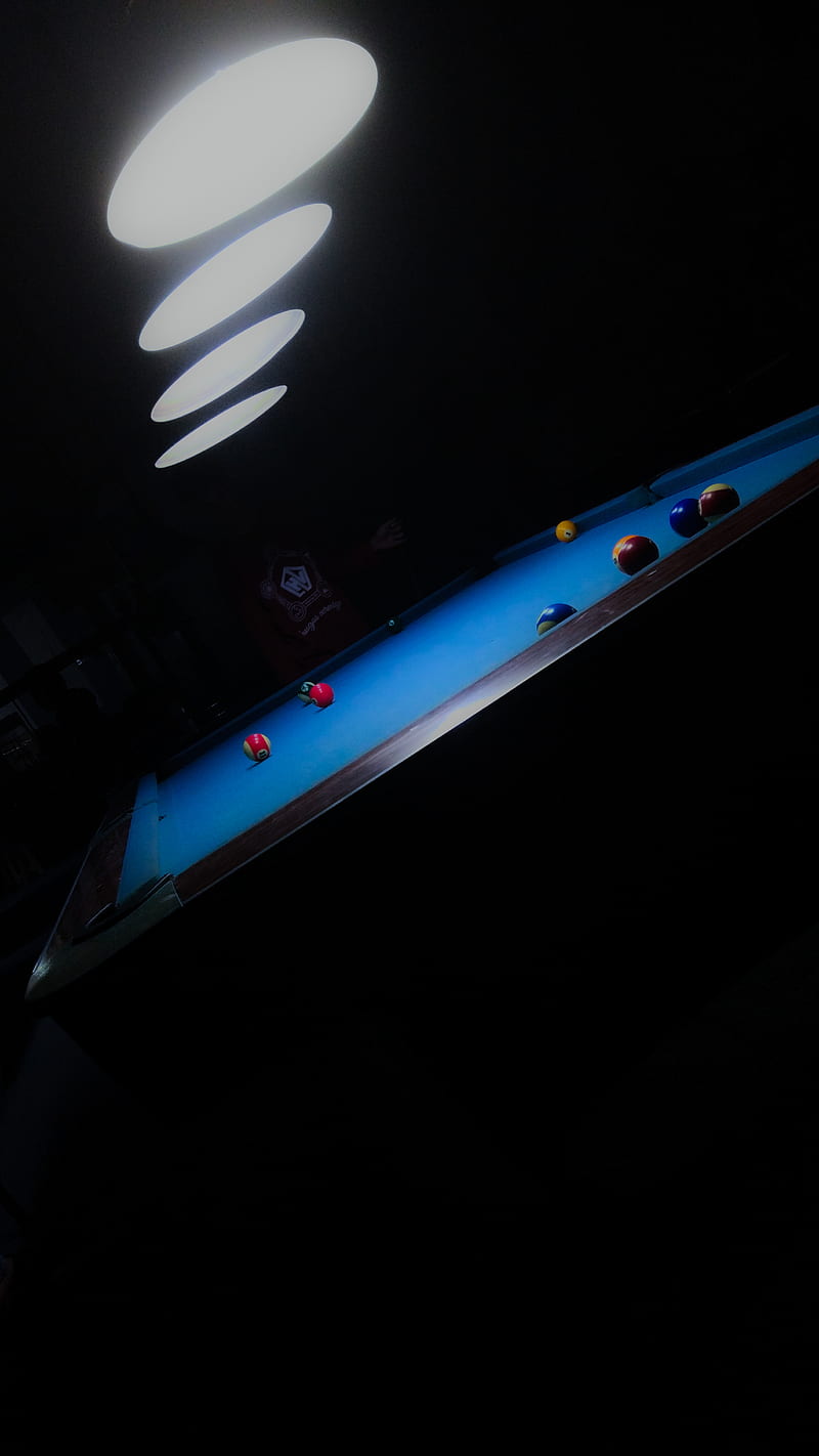 billiards pool, 8ball, 9ball, billiard, dark, iphone, lamp, pool, s21, sport, HD phone wallpaper