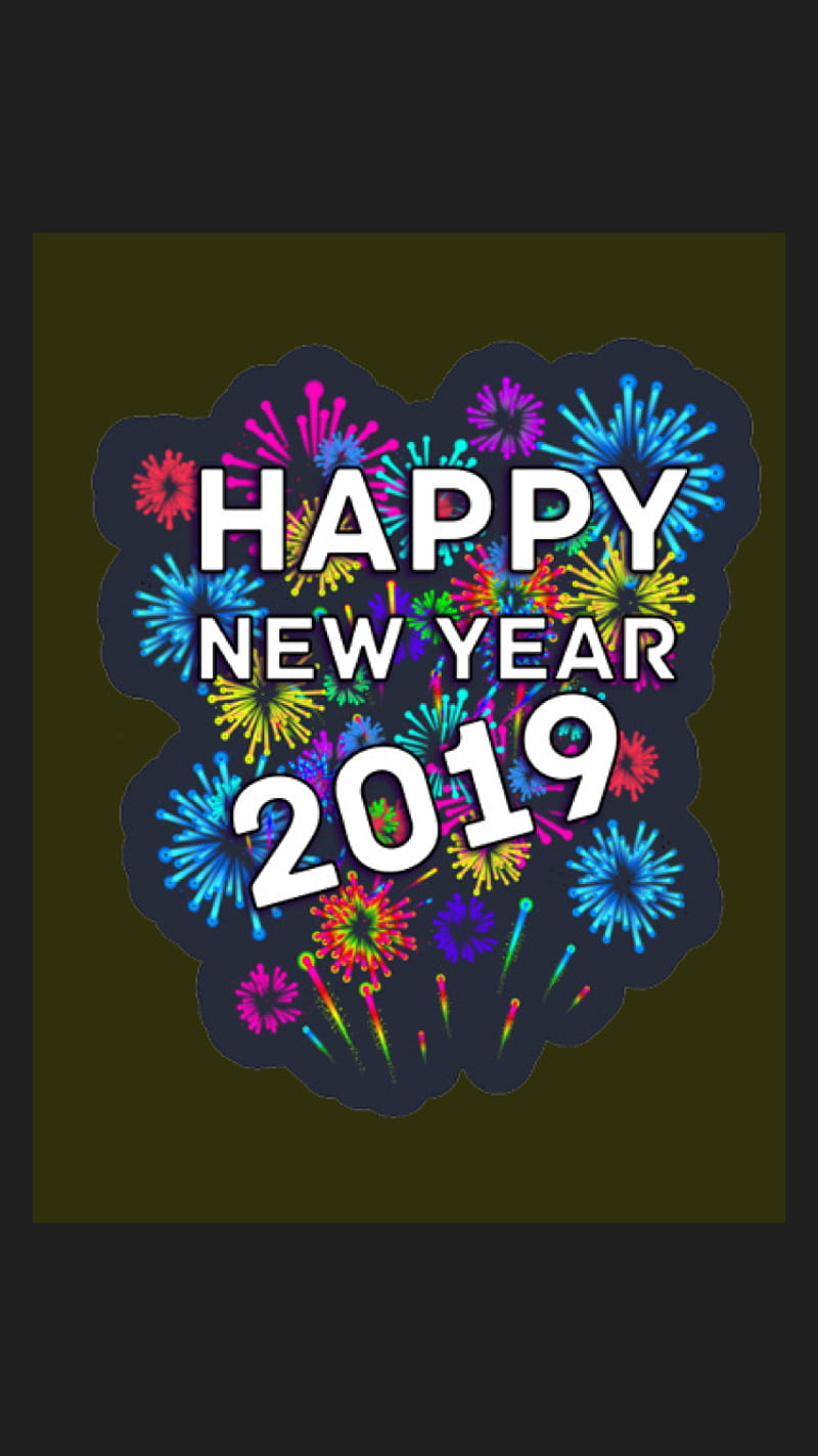 NewYear19 , 2019, 19, happy new year, new year, party, fireworks, lgbt, HD phone wallpaper