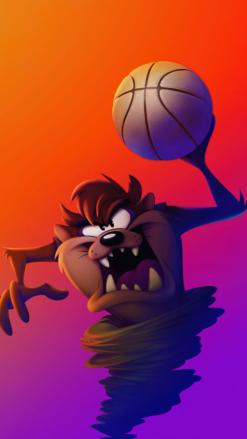 Taz, looney tunes, space jam a new legacy, HD phone wallpaper