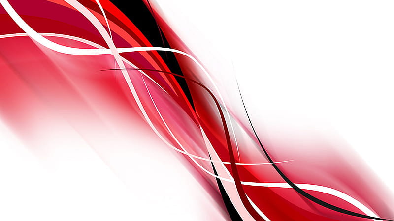 Waves Of Red White Black Lines White Background Red And Black Aesthetic, HD  wallpaper | Peakpx