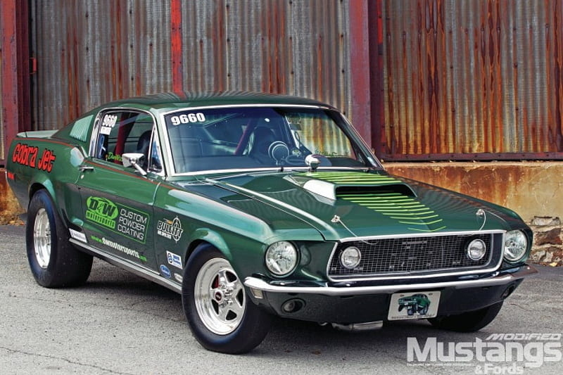 1968 Ford Mustang, Classic, Ford, 1968, Green, HD wallpaper | Peakpx