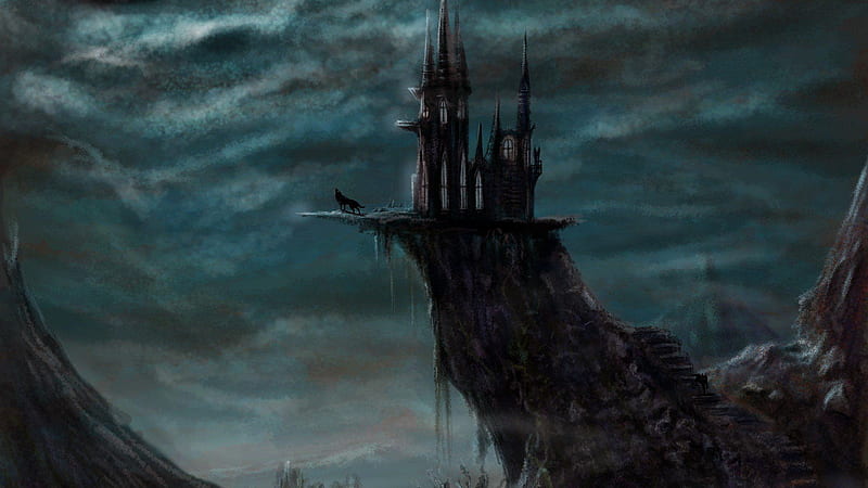 undefined Dark Castle Background (35 ). Adorable . Dark castle, Fantasy posters, Castle, Spooky Castle, HD wallpaper