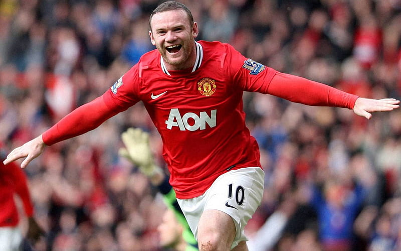 Wayne Rooney footballer, goal, Manchester United, football stars, HD wallpaper