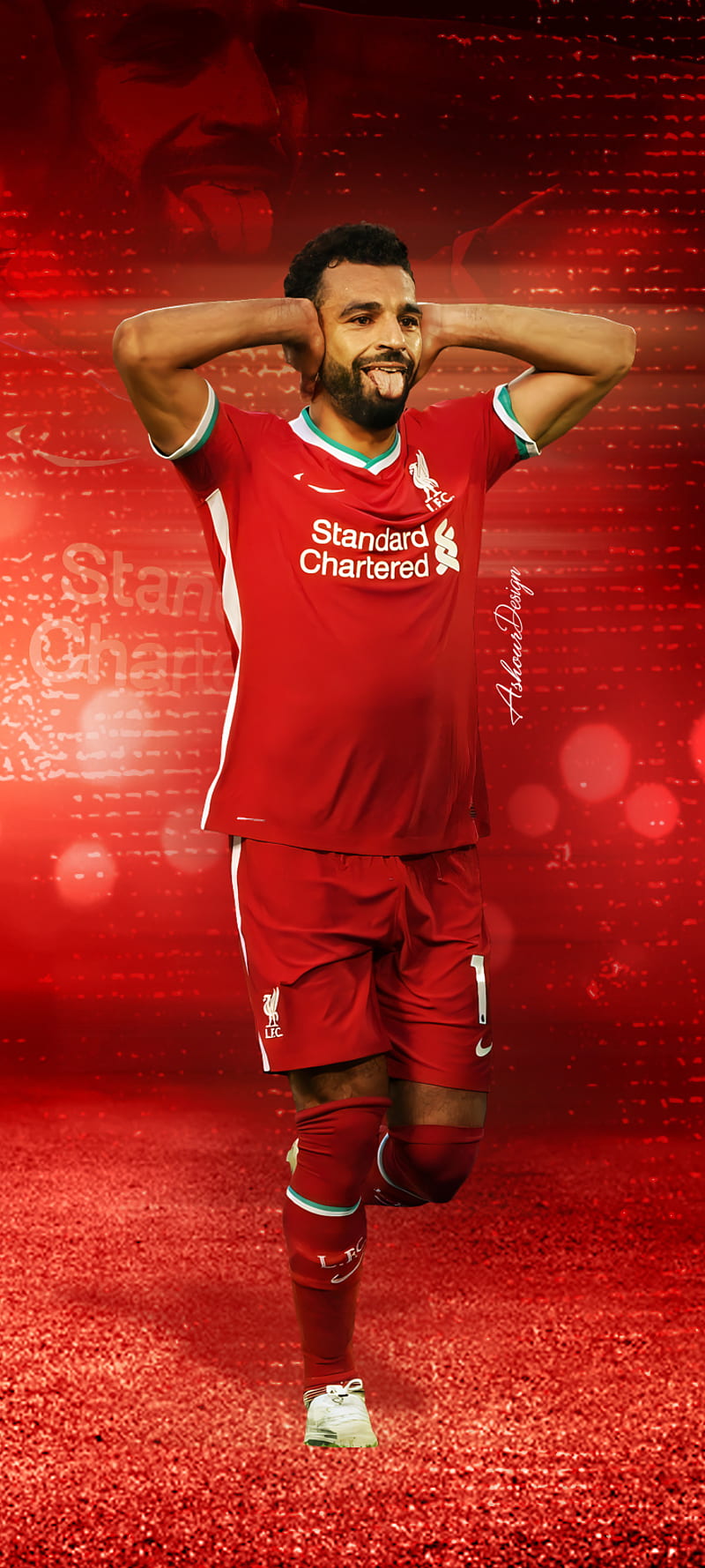 Mohamed Salah soccer red mohamedsalah trophy lfc mo salah sport  ynwa HD wallpaper  Peakpx