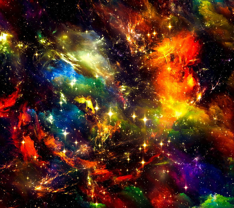 Galaxy, colorful, cosmos, fantastic, universe, HD wallpaper | Peakpx