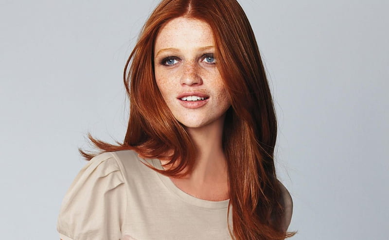 Cintia Dicker, red, model, redhead, bonito, woman, hair, girl, beauty, face, HD wallpaper