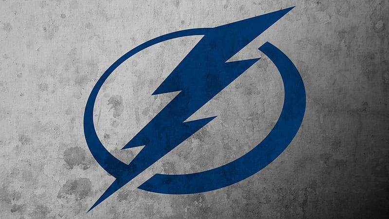 Tampa Bay Lightning Logo With Gray Background Tampa Bay Lightning, HD wallpaper