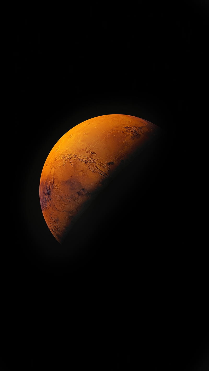 Mars, planet, planets, solar system, space, HD phone wallpaper
