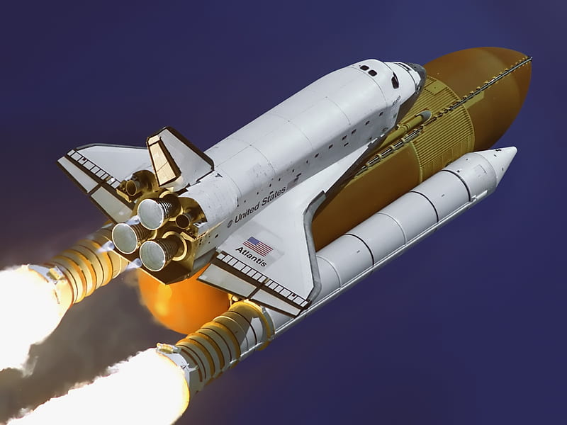 Space Shuttle Launch, Shuttle In Flight, Spacecraft, Space Shuttle, HD wallpaper