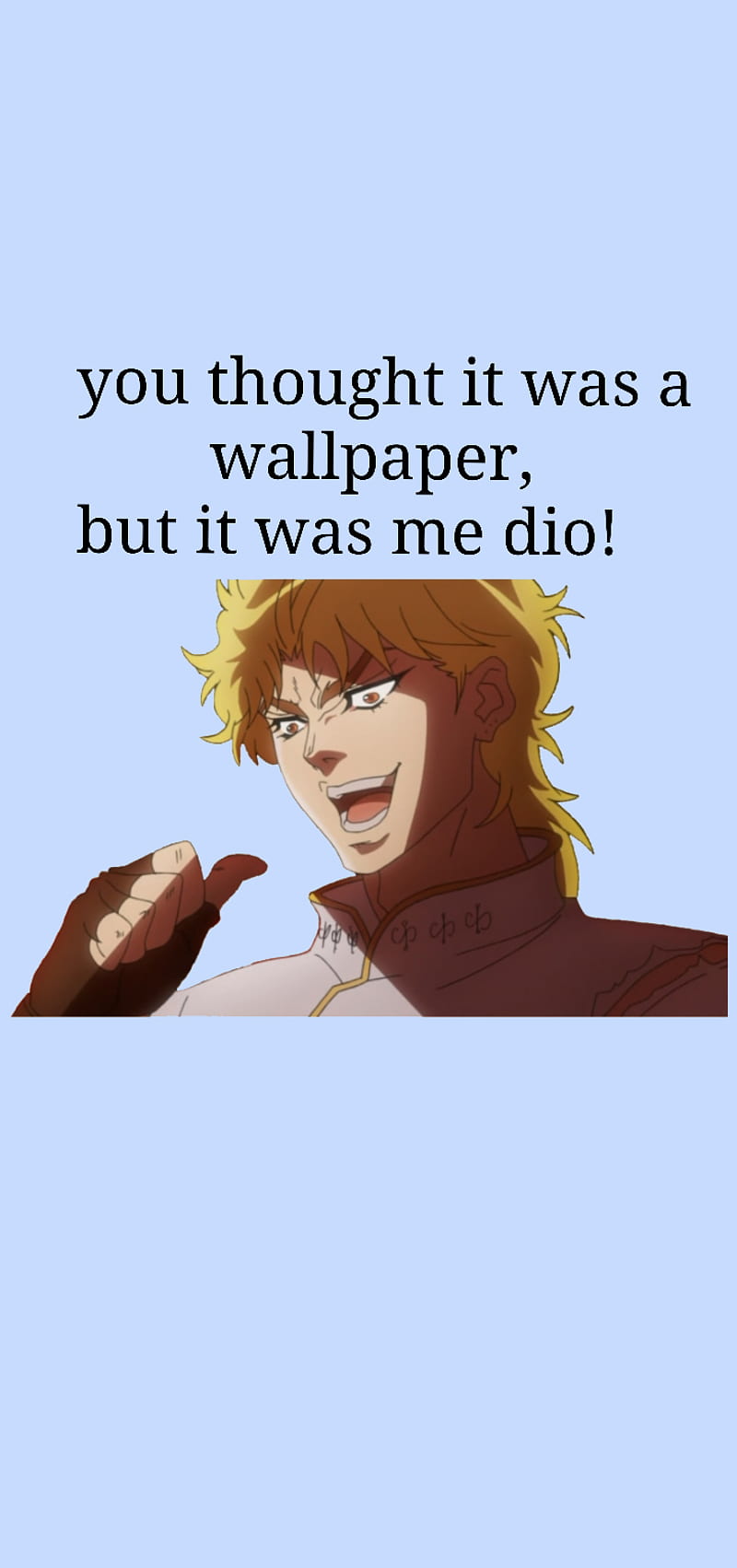 Dio, dio meme, jjba, jojos bizarre adventure, HD phone wallpaper