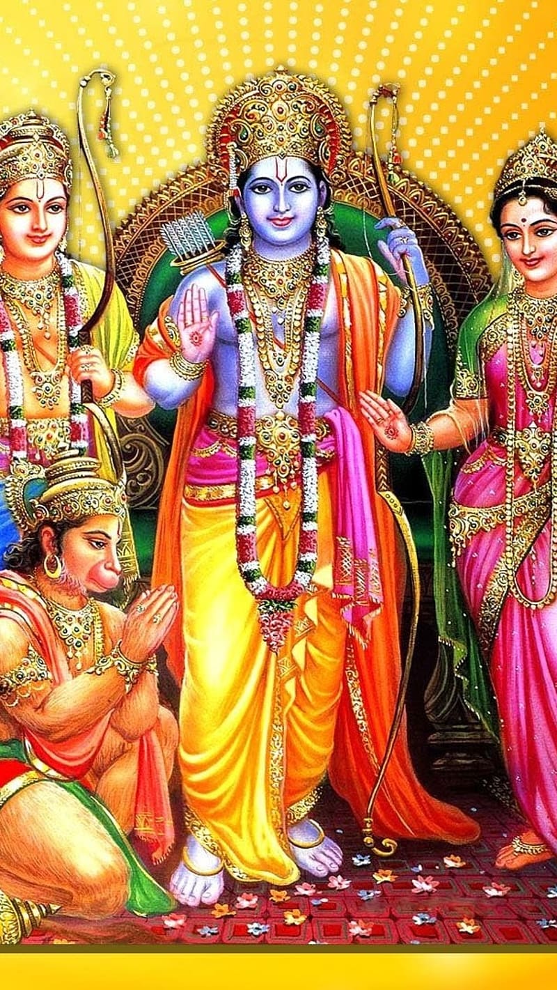 Lord Ram, sri ram, sri, ram, lord, god, HD phone wallpaper