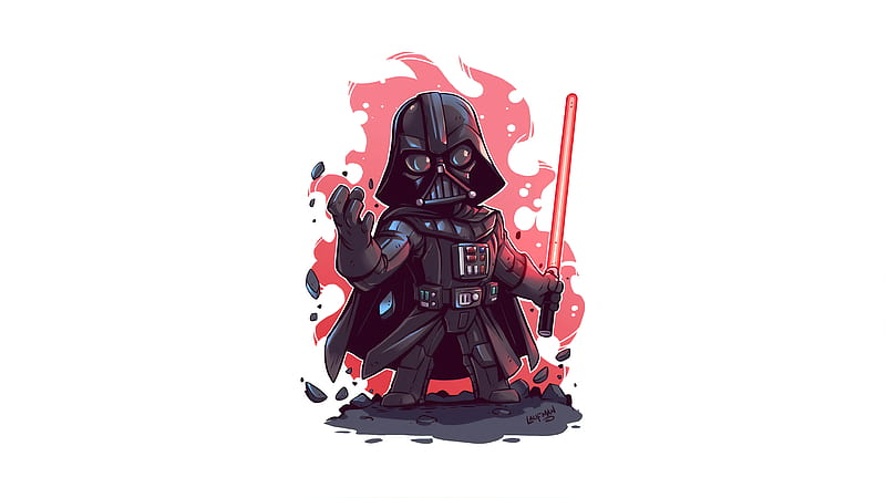 Darth Vader Minimal Art , darth-vader, star-wars, minimalism, minimalist, artist, artwork, digital-art, HD wallpaper