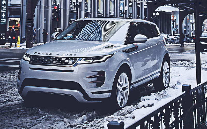Range Rover Evoque, street, R-Dynamic, L551, 2019 cars, Land Rover, 2019 Range Rover Evoque, english cars, Range Rover, HD wallpaper