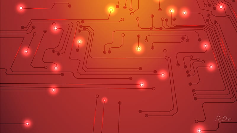 Circuit Board Lights, red, technology, circuits, lights, Firefox Persona  theme, HD wallpaper | Peakpx