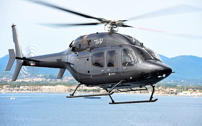 Bell 429, light helicopter, American modern helicopters Bell Helicopter Textron, HD wallpaper