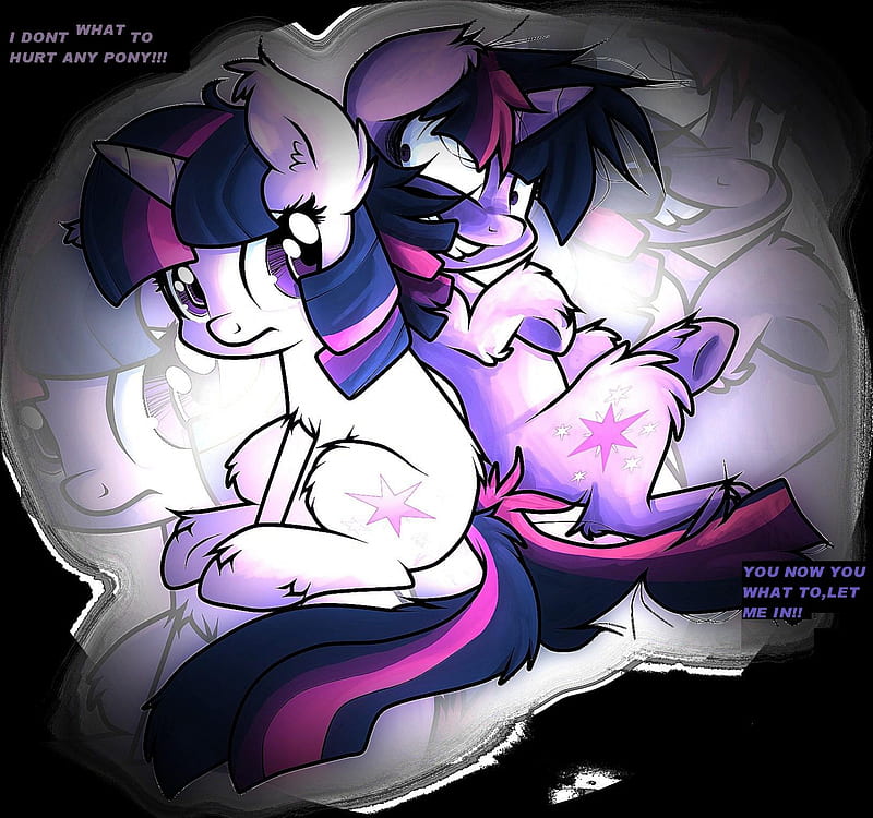 Twilight Sparkle gone mad, my little pony, Mlp, Twilight Sparkle, HD wallpaper