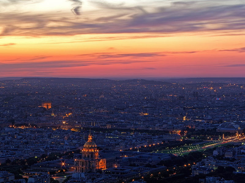 paris-France landscape, HD wallpaper