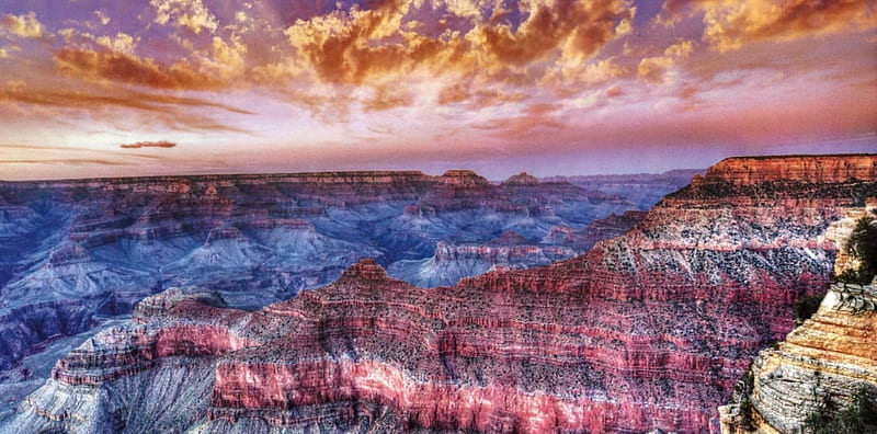 Grand Canyon National Park 1, USA, National Park, bonito, graphy, Grand Canyon, wide screen, nature, scenery, Arizona, landscape, HD wallpaper