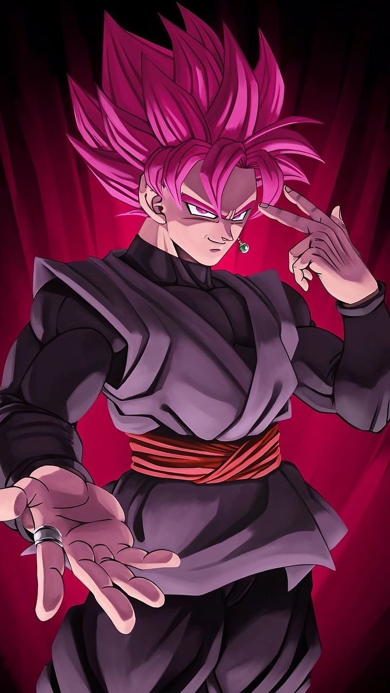 Goku Black Rose, Animated Manga, goku, HD phone wallpaper
