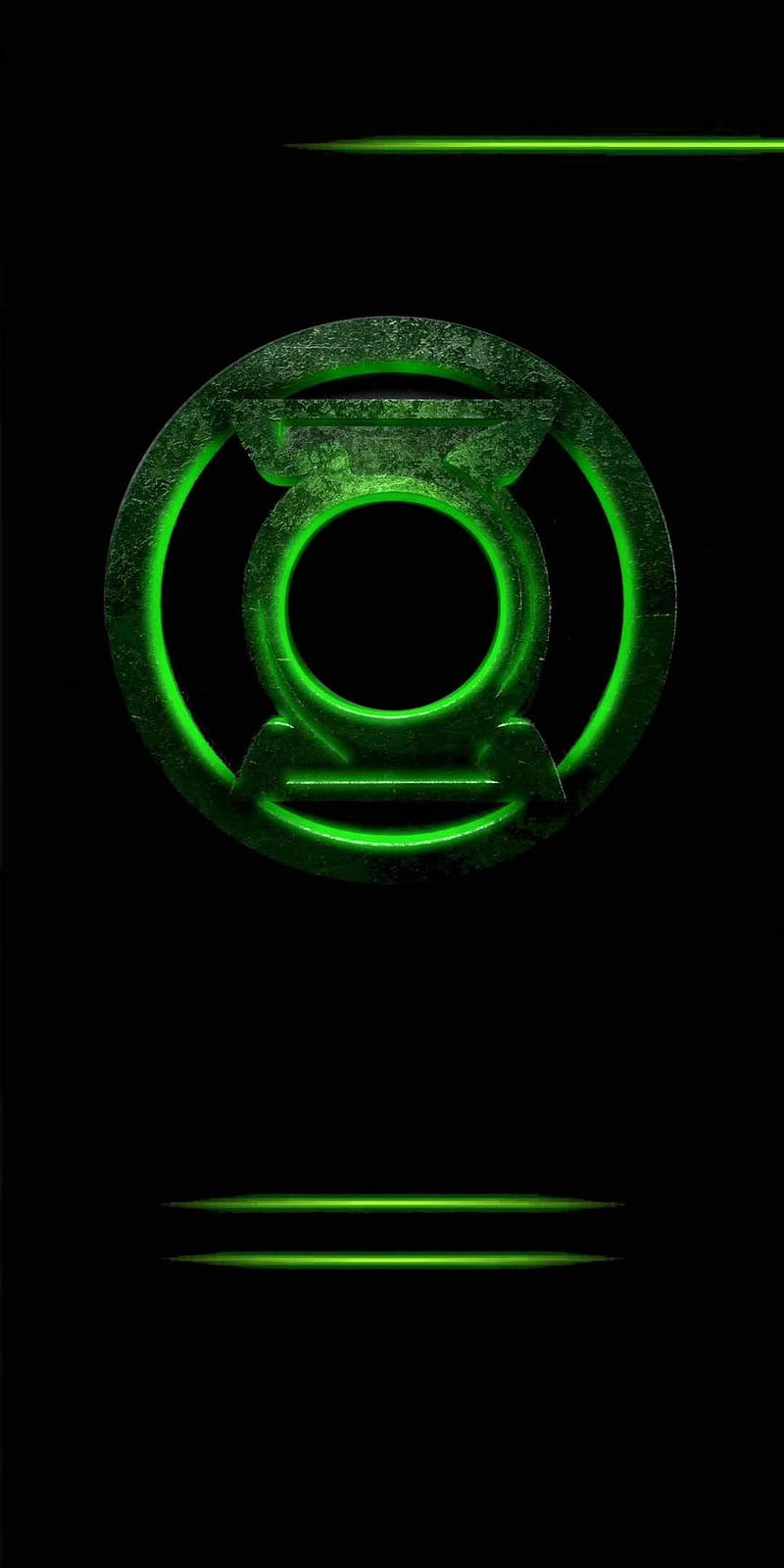 Lantern light, dark, green lantern, HD phone wallpaper