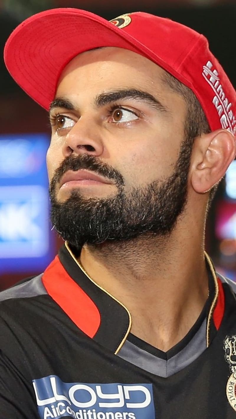 Virat Kohli Ka Wearing Red Cap, virat kohli ka, cap, red, side look, cricketer, king kohli, HD phone wallpaper