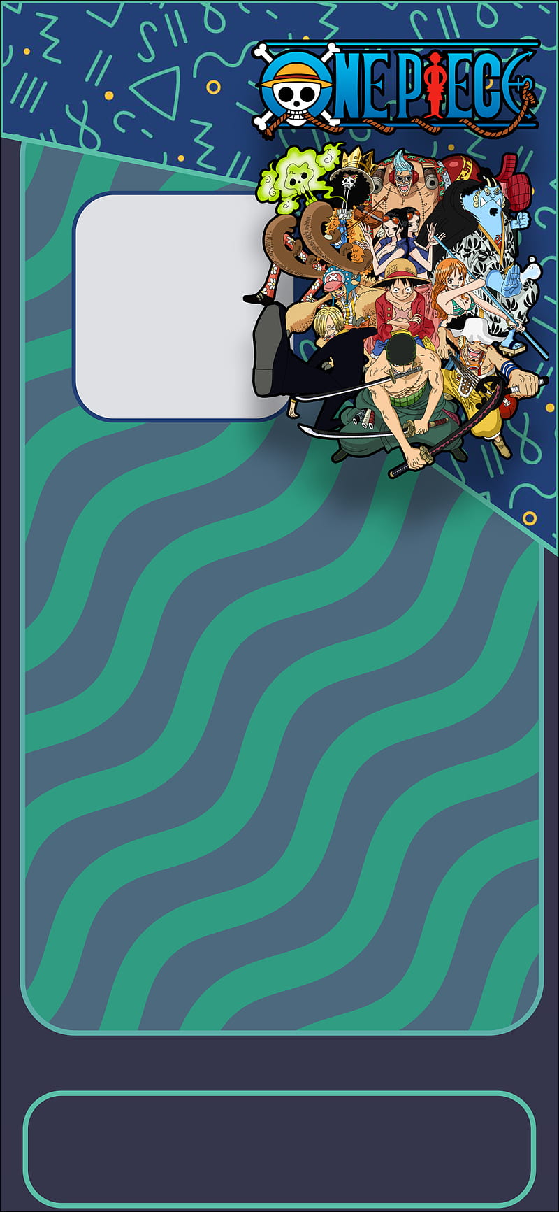One Piece, desenho, green, minimalist, HD phone wallpaper | Peakpx