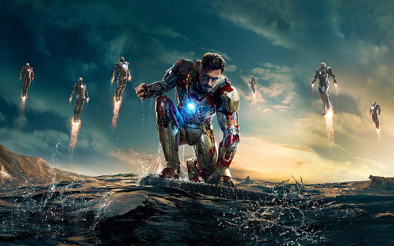 Ironman 3, Downey Jr, Ironman, Movie, Robert, HD wallpaper