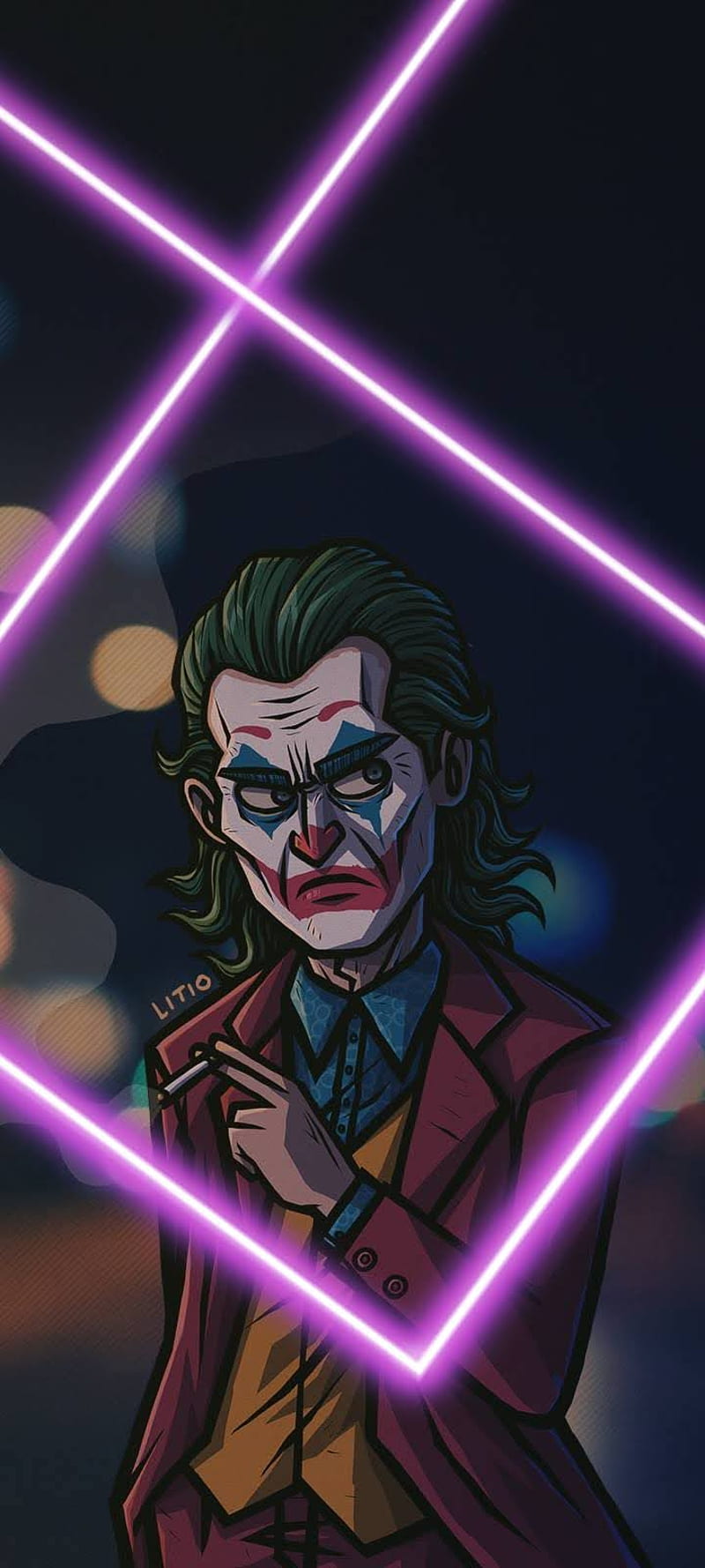 Details more than 150 joker neon wallpaper 4k best - xkldase.edu.vn