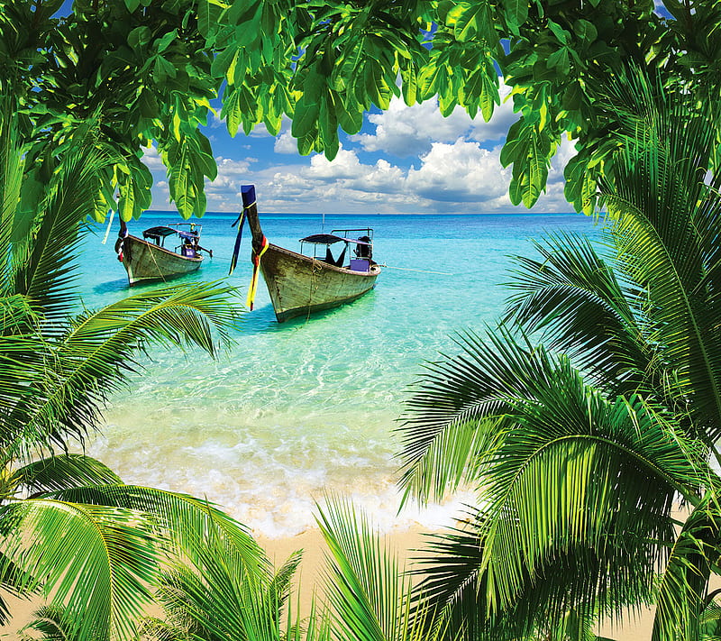 Window to Tropical Beach . Background, Window View HD wallpaper | Pxfuel
