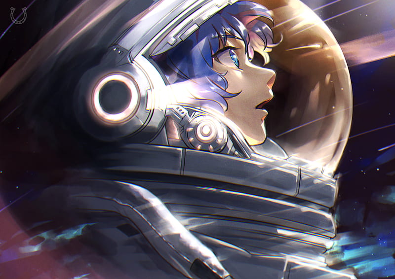 Astronaut Girl | Anime artwork wallpaper, Anime scenery wallpaper, Anime  art girl