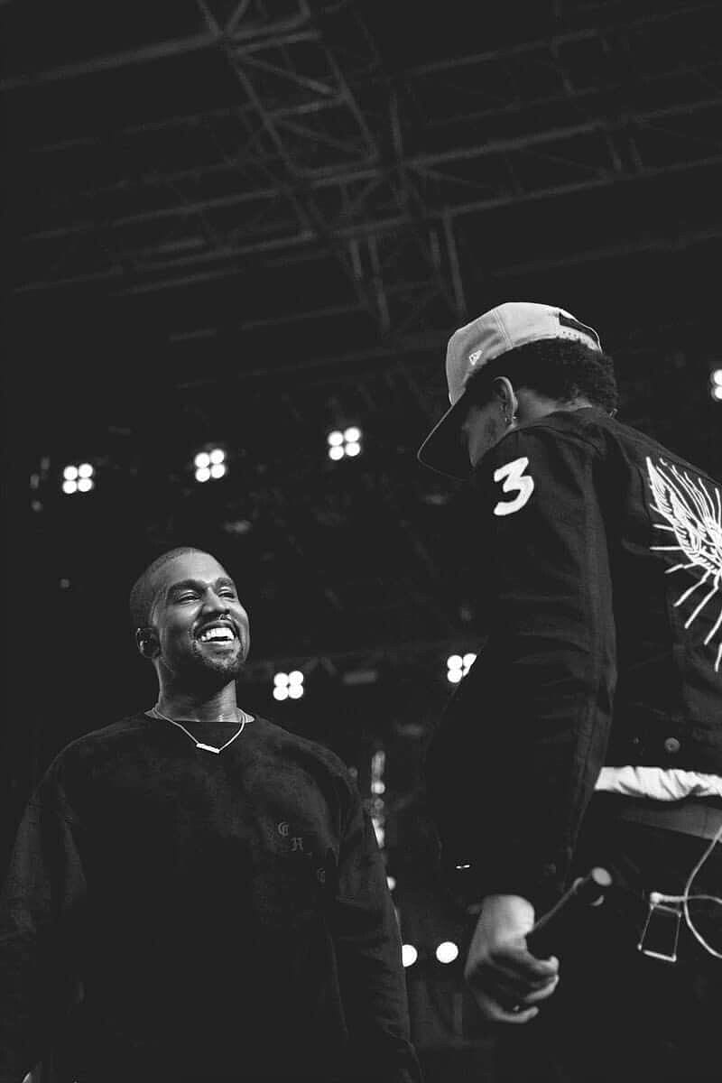 Kanye and Chance The Rapper. Chance the rapper, Chance the rapper , Kanye west, Kanye West Black, HD phone wallpaper
