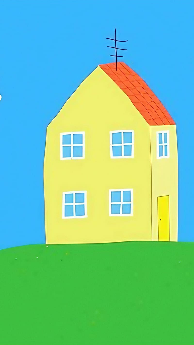 Peppa Pig House HD phone wallpaper