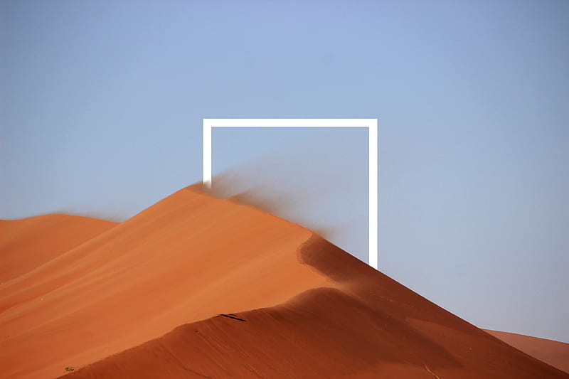 Desert Abstract, desert, nature, abstract, behance, HD wallpaper