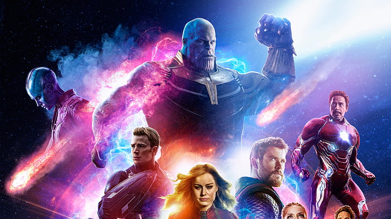 Avengers 4 Movie 2019, avengers-4, movies, 2019-movies, , artist, iron-man, thanos, captain-america, captain-marvel, thor, nebula, HD wallpaper