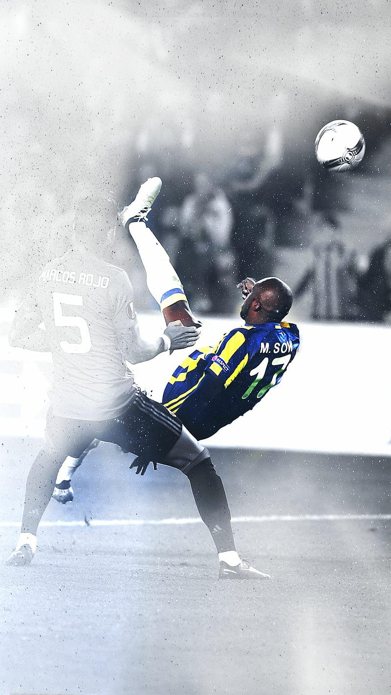 Moussa Sow, fenerbahce, manchester united, rovesata, HD phone wallpaper