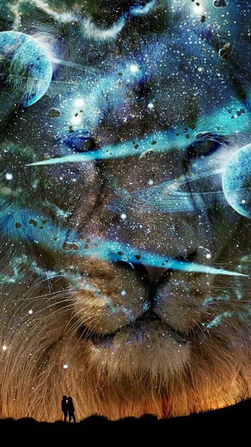 Roaring Galaxy Lion wallpaper by MysticShadowxx  Download on ZEDGE  fe11