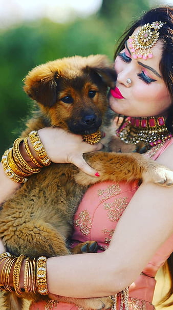 HD wallpaper seema bharathi model dog thumbnail