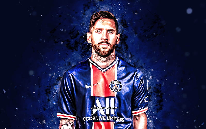 Lionel Messi, paris saint germain, messi 2021, leo messi, psg, nike, football, paris sg, HD wallpaper