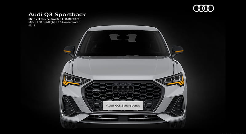 2020 Audi Q3 Sportback - Matrix LED headlight: LED-turn indicator , car, HD wallpaper