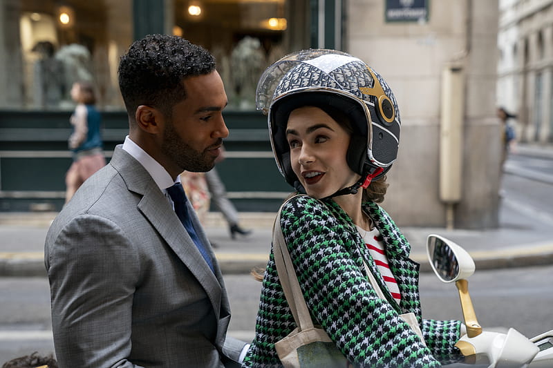 TV Show, Emily in Paris, Lily Collins , Lucien Laviscount, HD wallpaper