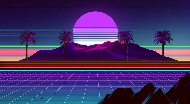 Synthwave, Retrowave Ultra, Music, retrowave, synthwave, HD wallpaper