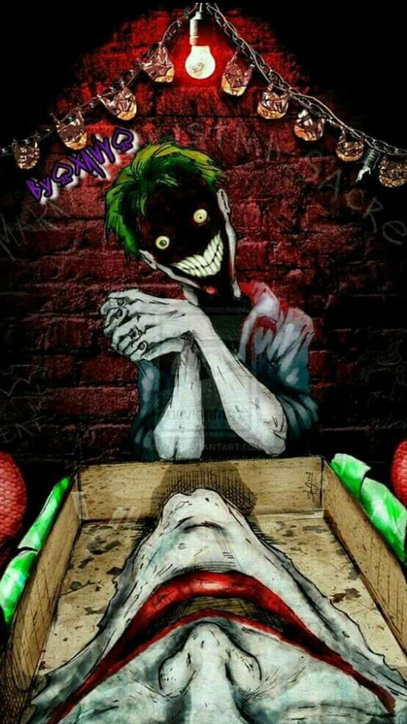 Creepy clown joker, 3d, 4d, molded, HD phone wallpaper | Peakpx