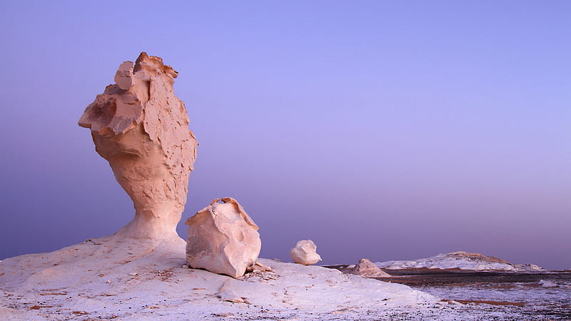 Early Morning White Desert 2021 Egypt, HD wallpaper