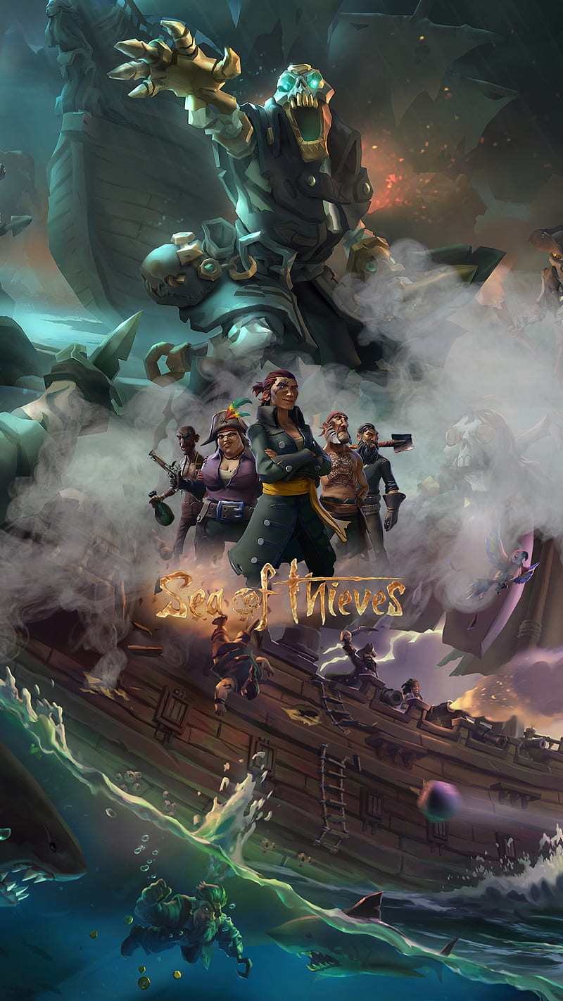 Sea of Thieves, pirates, ship, ships, HD phone wallpaper