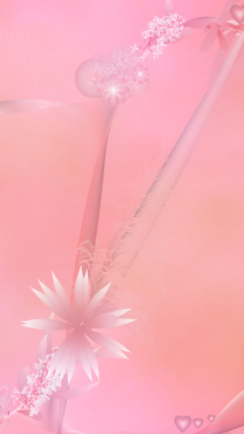 Flower B, desenho, nature, pink, HD phone wallpaper | Peakpx