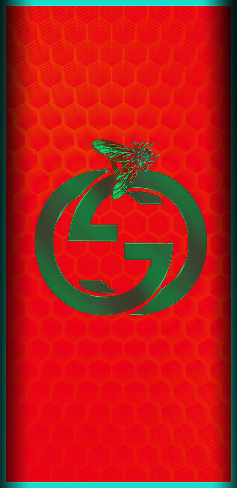GUCCI RED AND GREEN, bee, fashion, hive, HD phone wallpaper