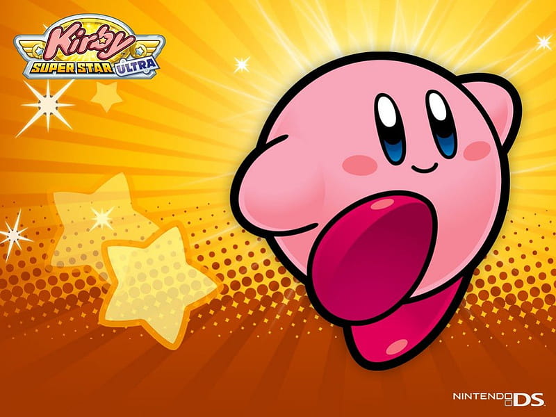 Kirby Superstar Ultra Kirby skipping, superstar, ultra, kirby, HD wallpaper