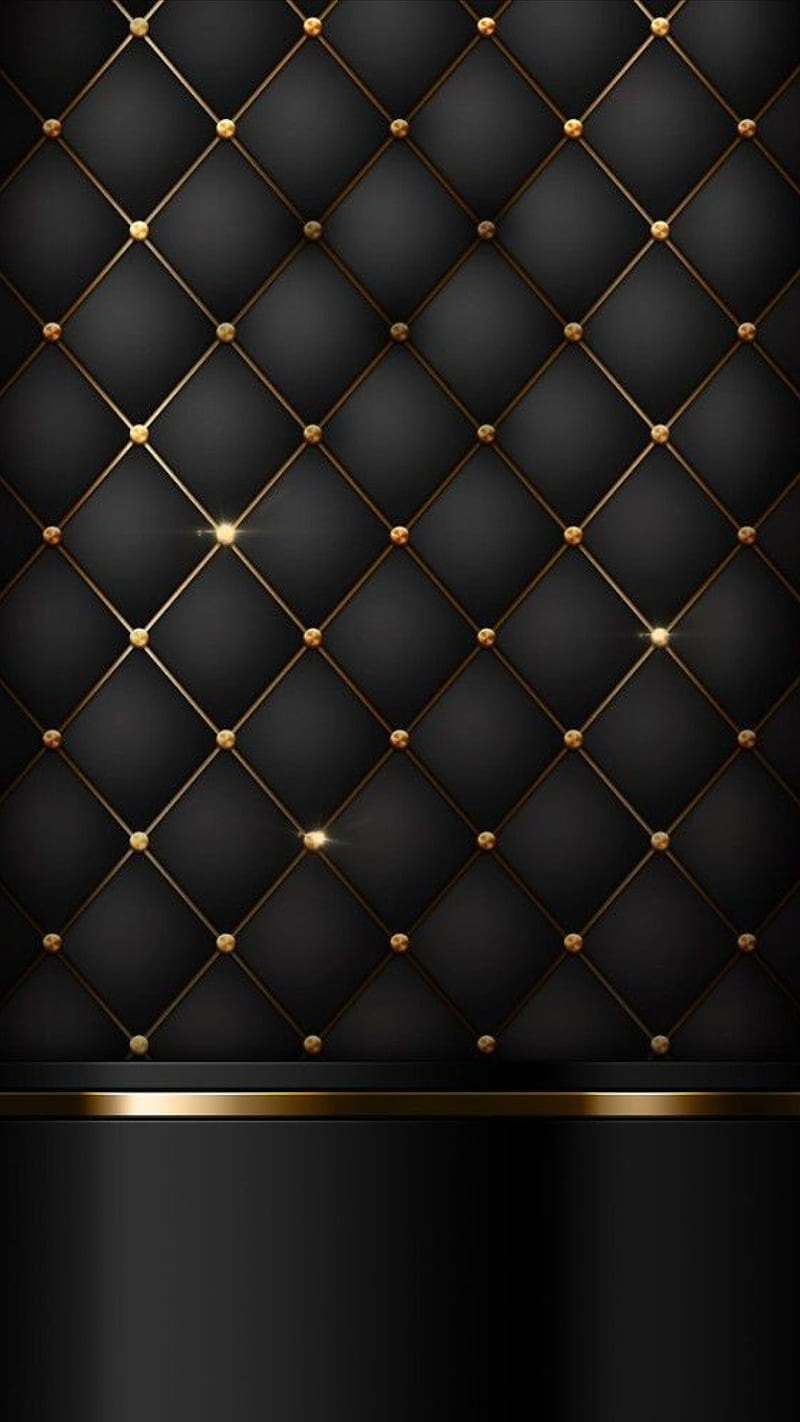 Luxury seamless black floral wallpaper Royalty Free Vector