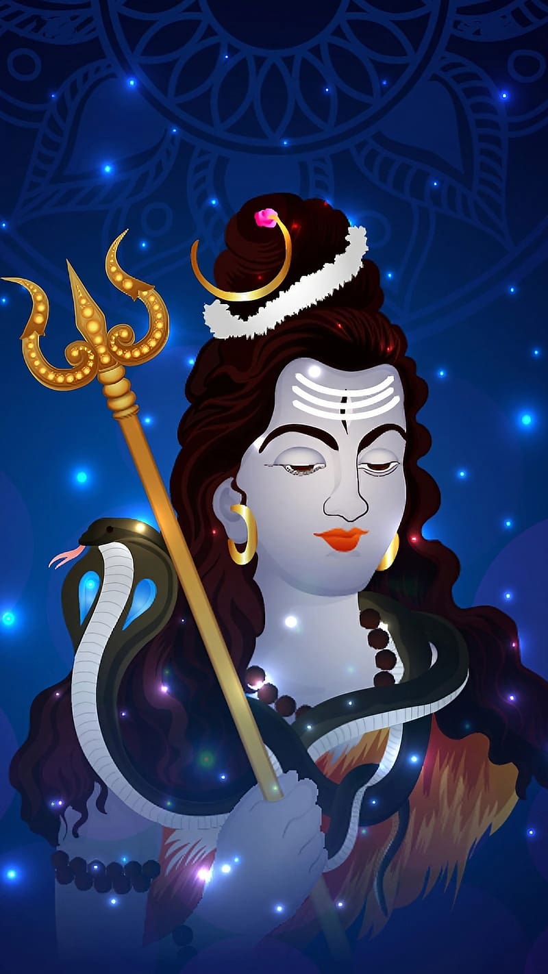 Hara Hara Shambhu, God Shiva, lord, mahadev, art work, HD phone wallpaper